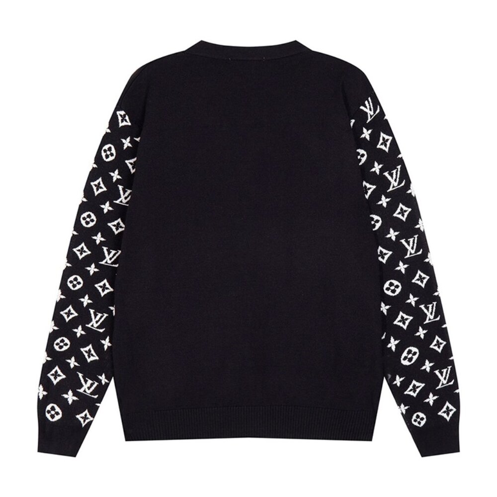 Louis Vuitton Monogram Jacquard Knit V-Neck Cardigan - Picture 2 of 8